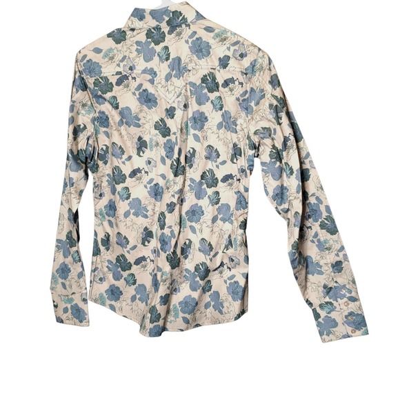Rockies women's Button-up Floral Western Shirt size M New with Tag - Picture 7 of 7